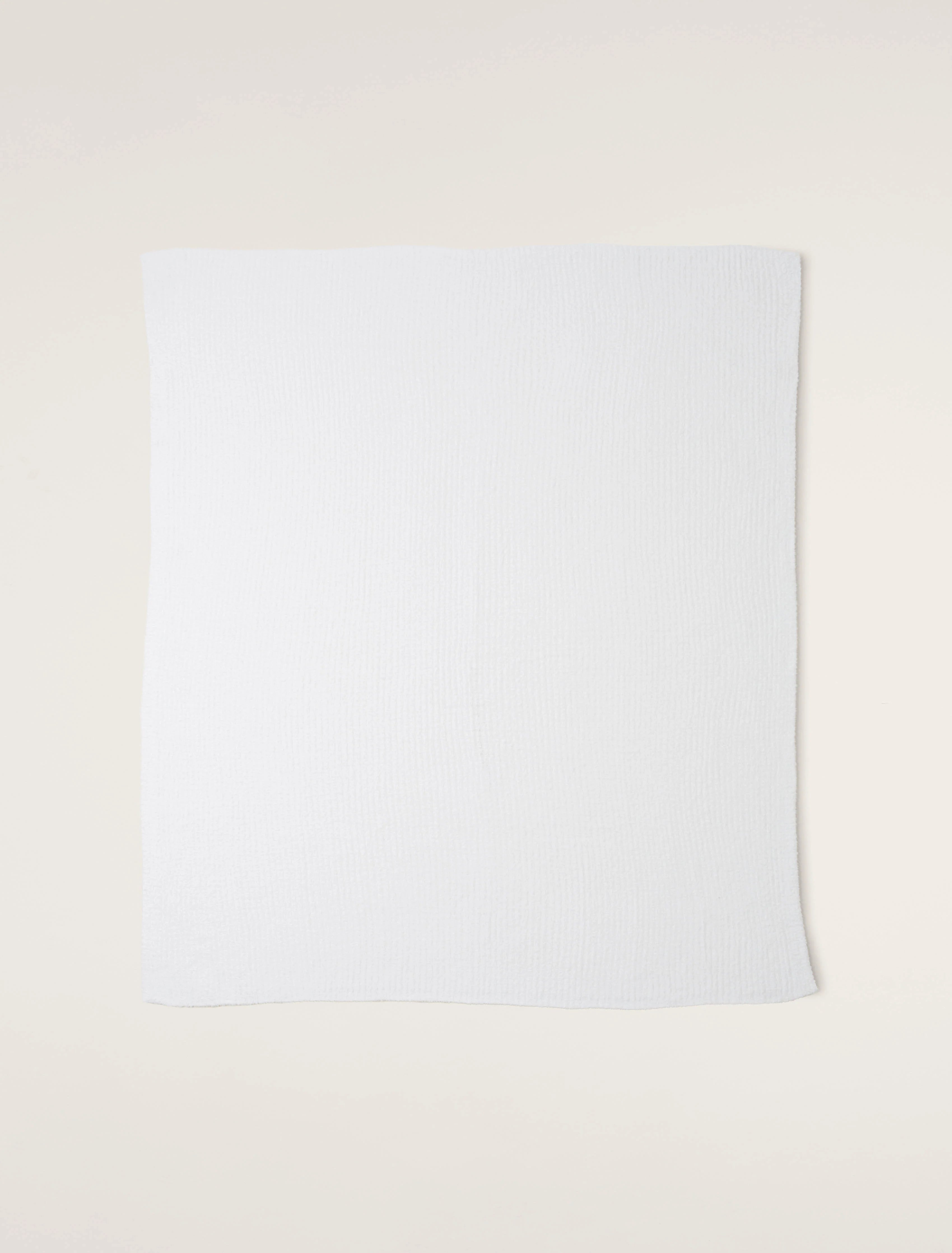 Barefoot Dreams | Cozy Chic Ribbed Bed Blanket (Queen Size) | White
