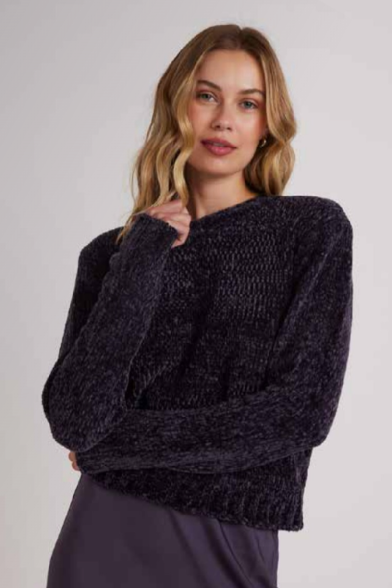 Bella Dahl - Crew Neck Sweater - Galaxy Smoke