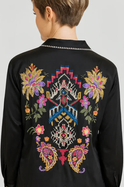 Johnny Was I The Slim Audrey Collared Shirt I Domitil