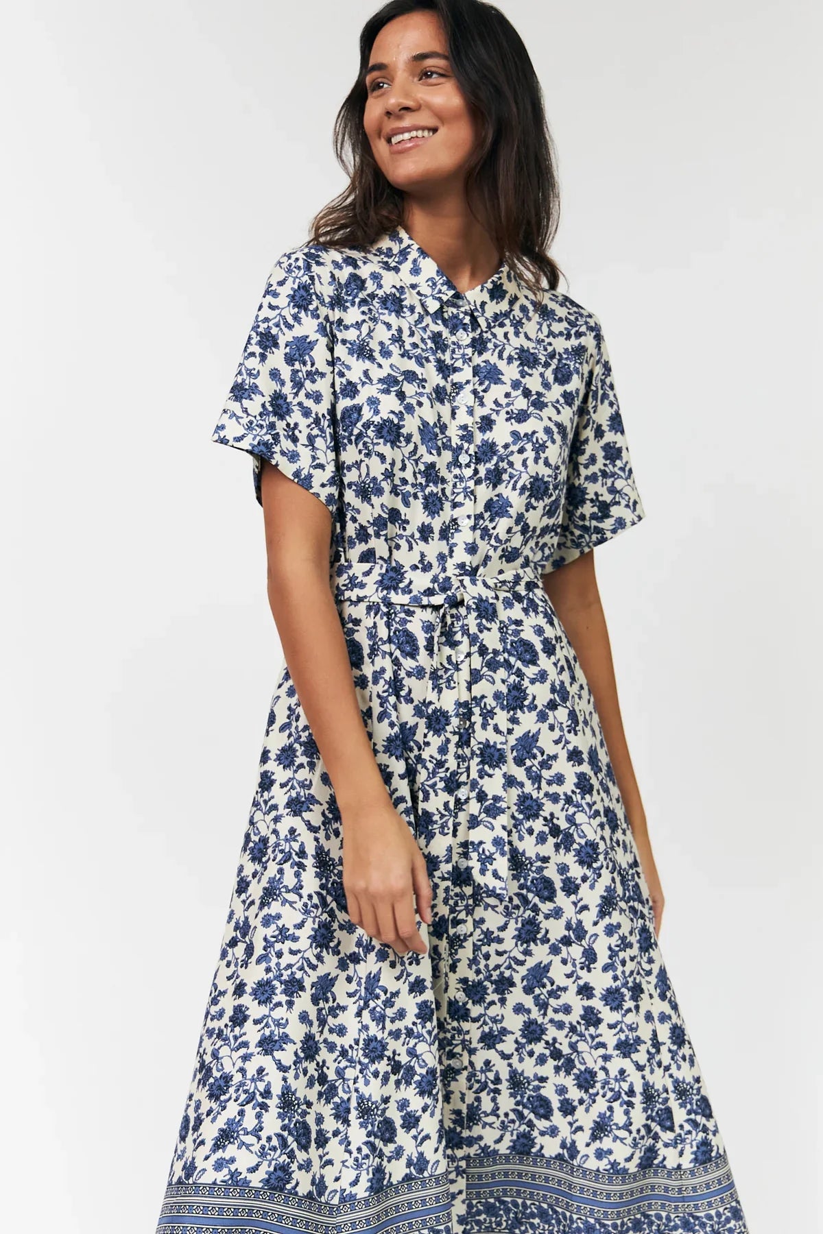 Lolly's Laundry | Blake Midi Dress | Blue
