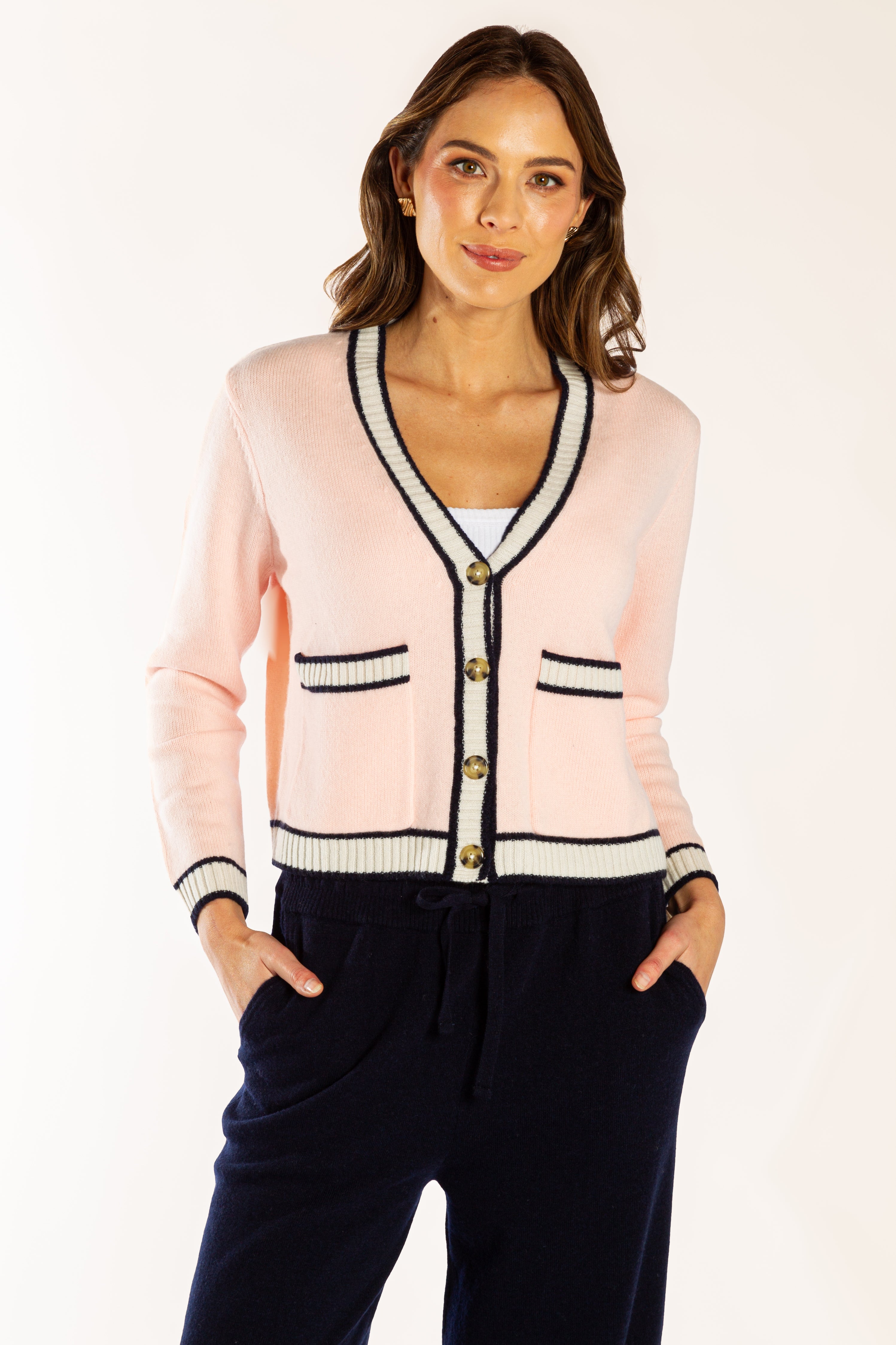 Bow & Arrow | Cardigan | Baby Pink