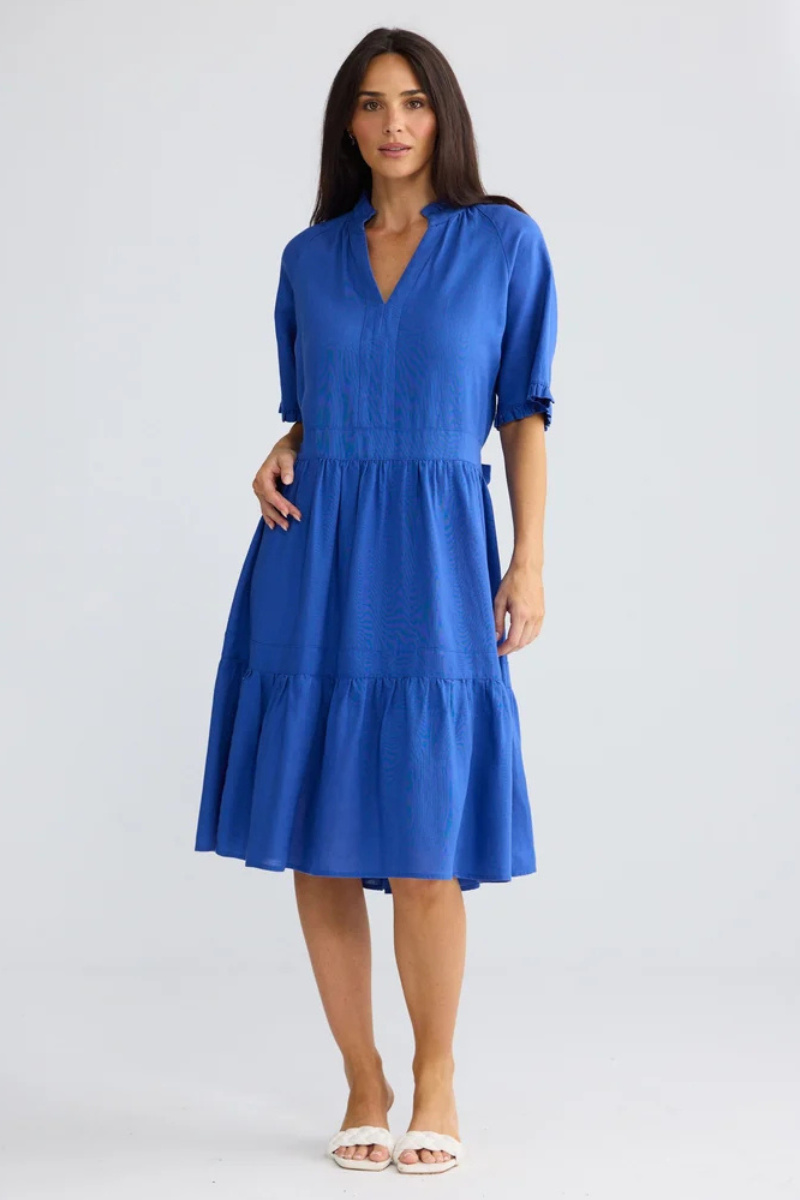 Brave+True | Soiree Dress | Cobalt