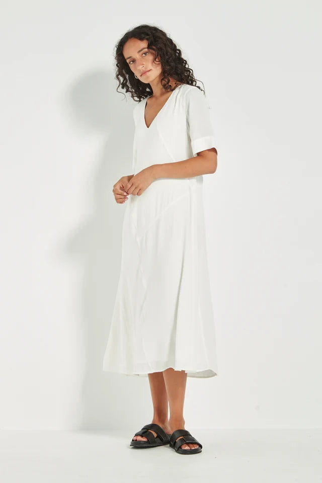Verge | Cayman Dress | White