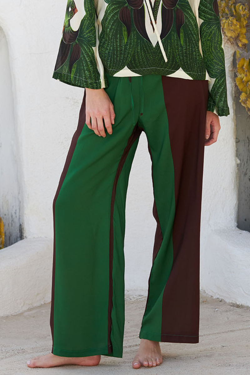 Christina Beautiful Life | Tess Pants | Green/Brown