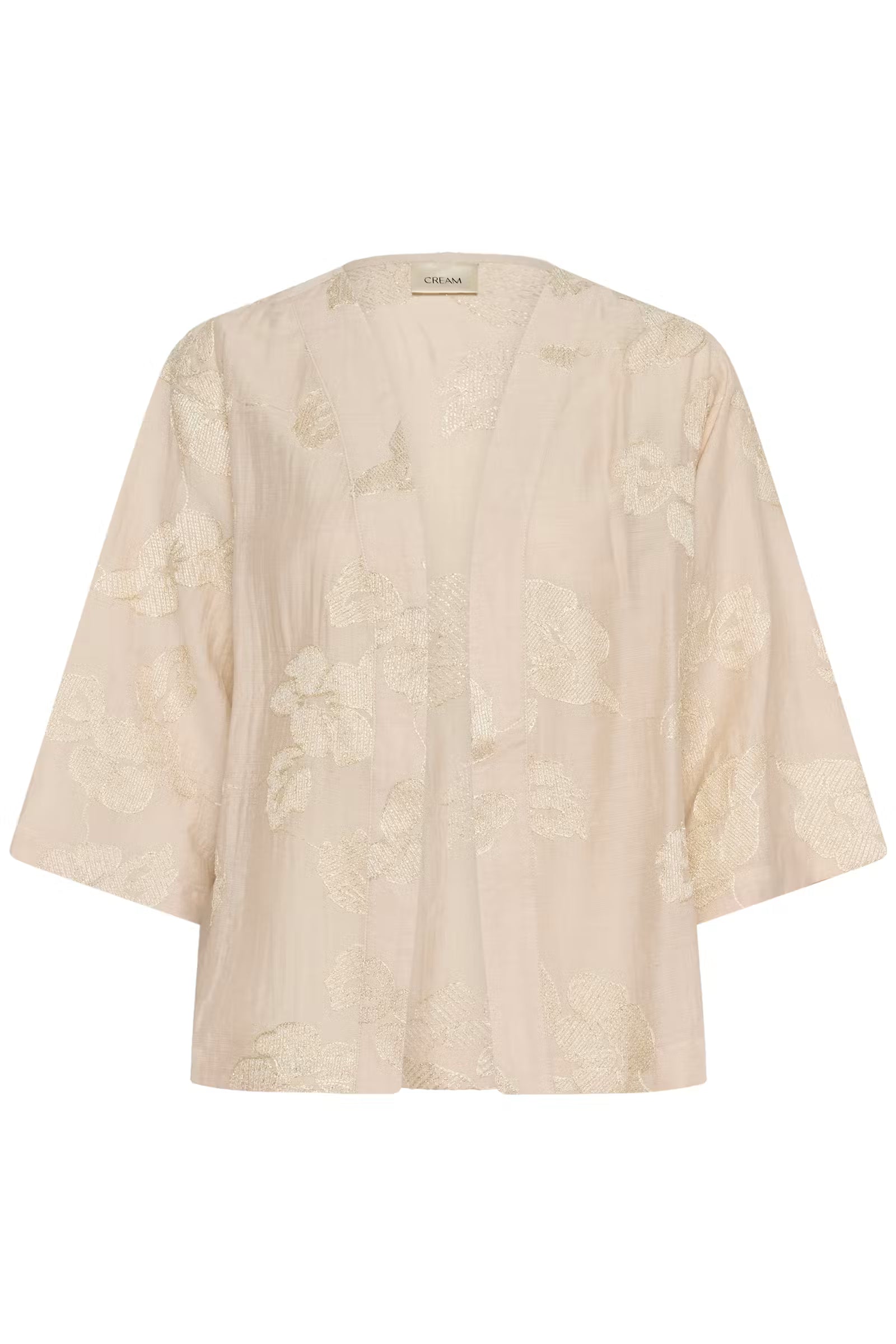 Cream | Emilia Short Kimono | Perfectly Pale Melange