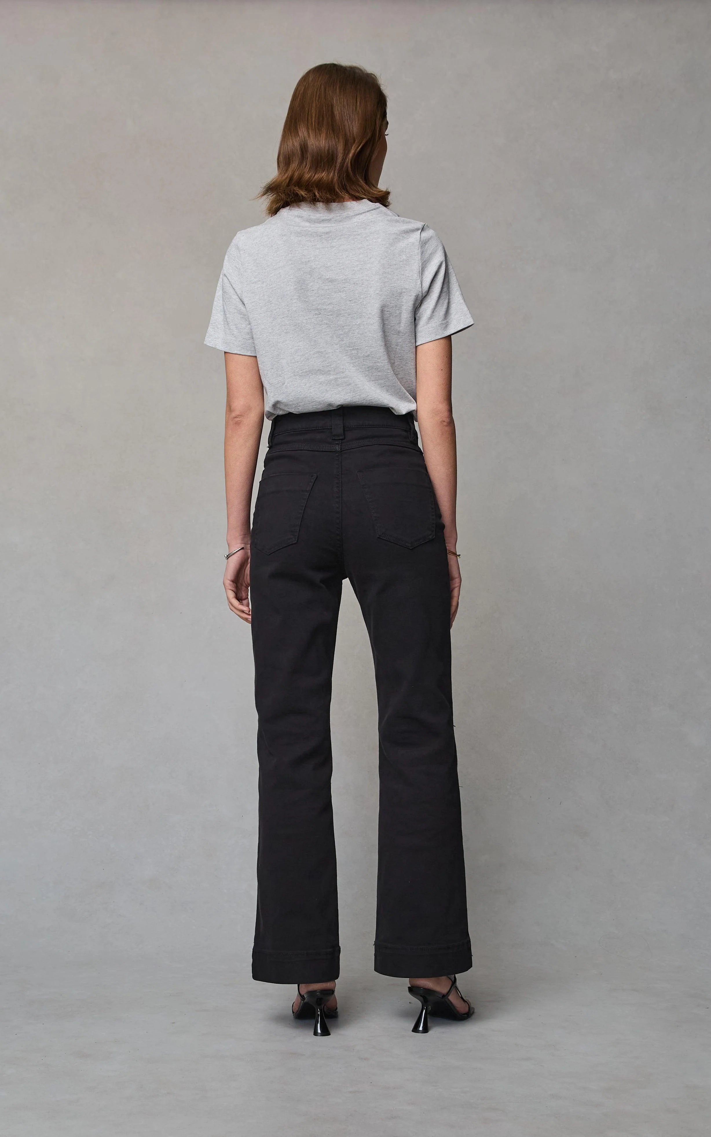 Dricoper | Maarte Wide Leg Jeans | Black