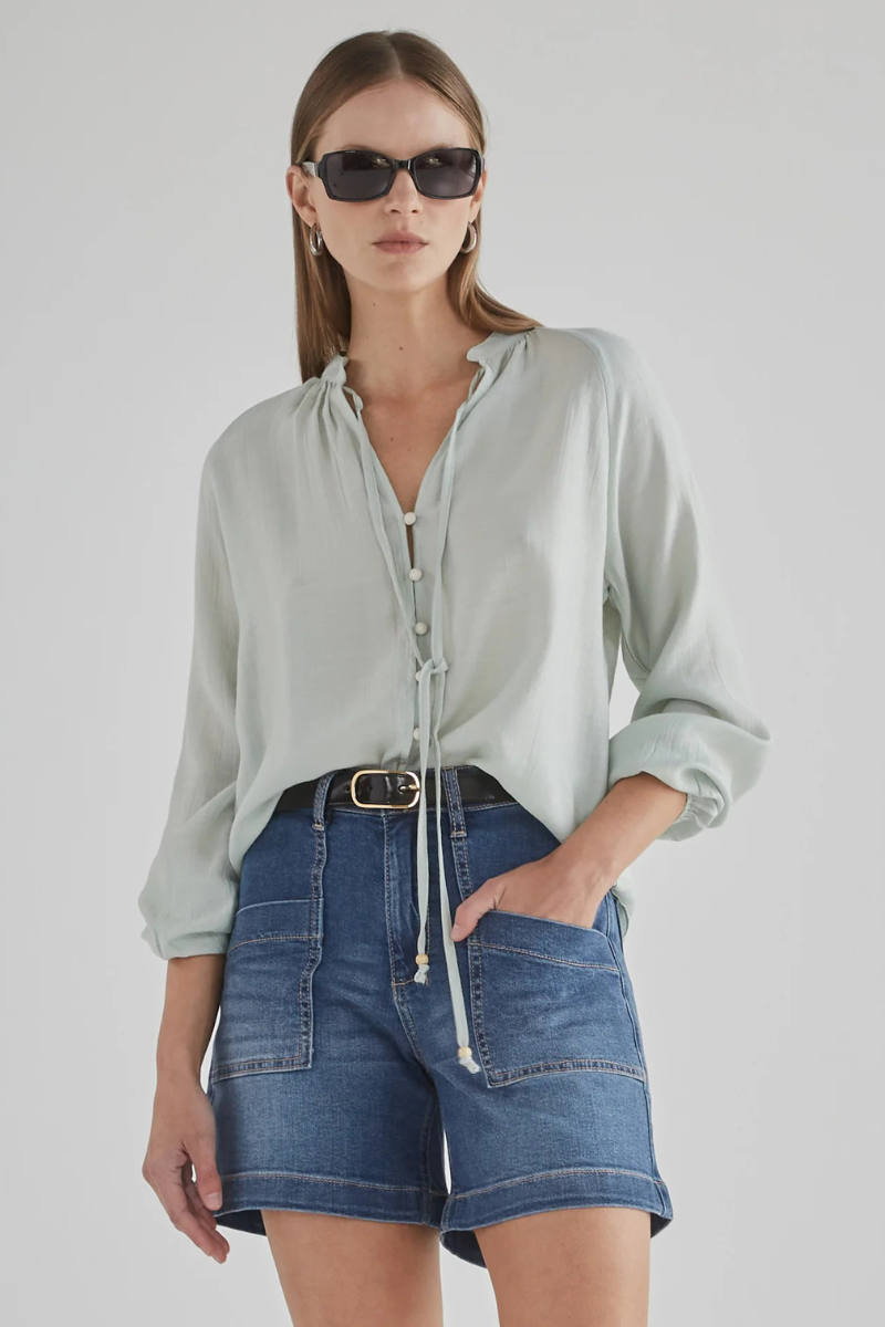 Dricoper | Sofia Sage Green Blouse