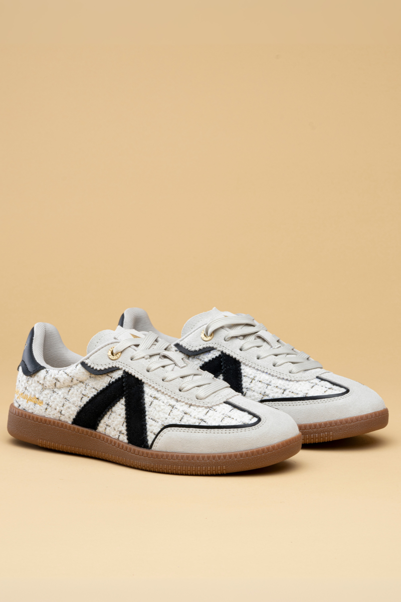 ASFVLT | Elite Classic Sneaker | Black/Grey Tweed