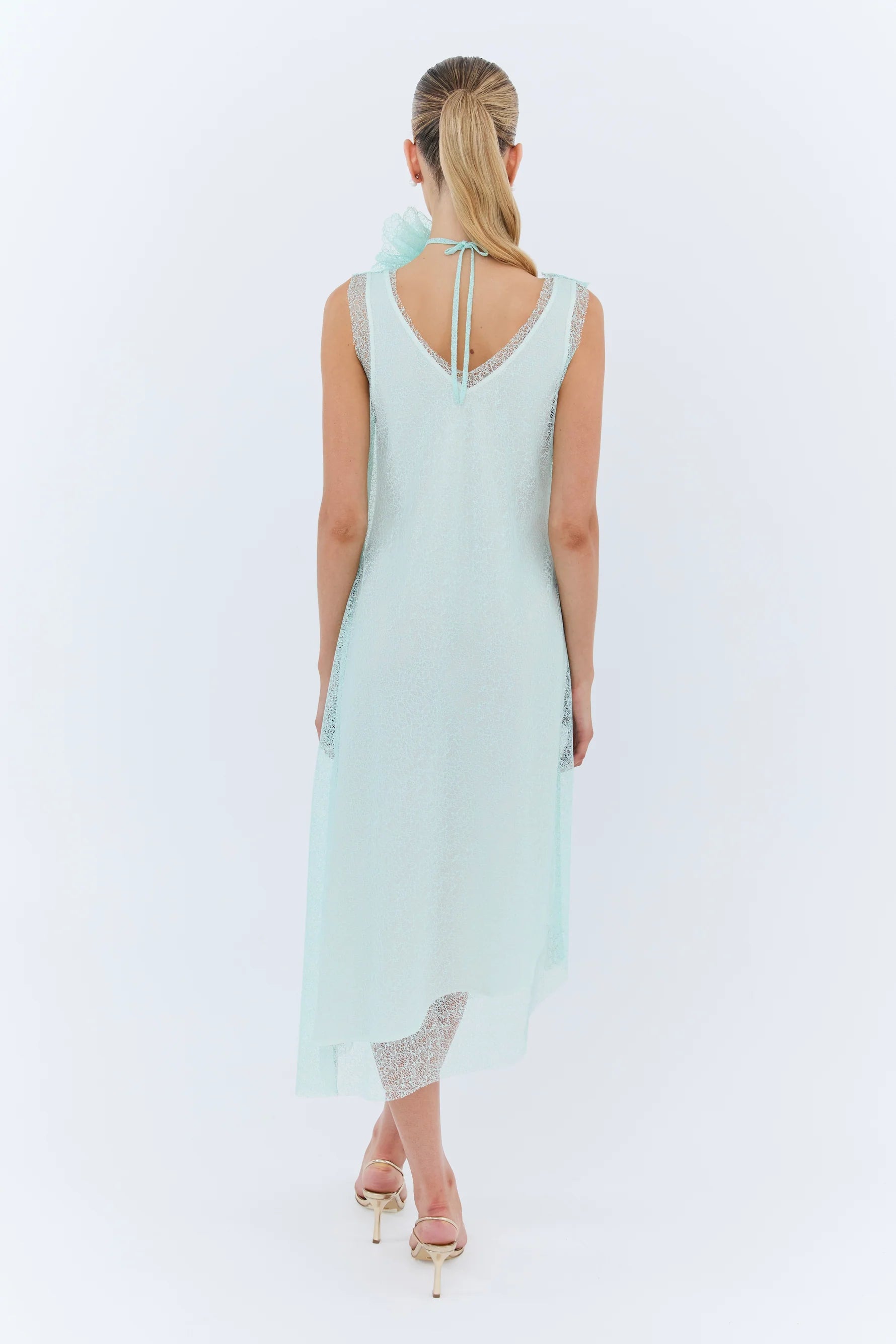 Eder by Anna | Clarice Dress | Aqua Lace