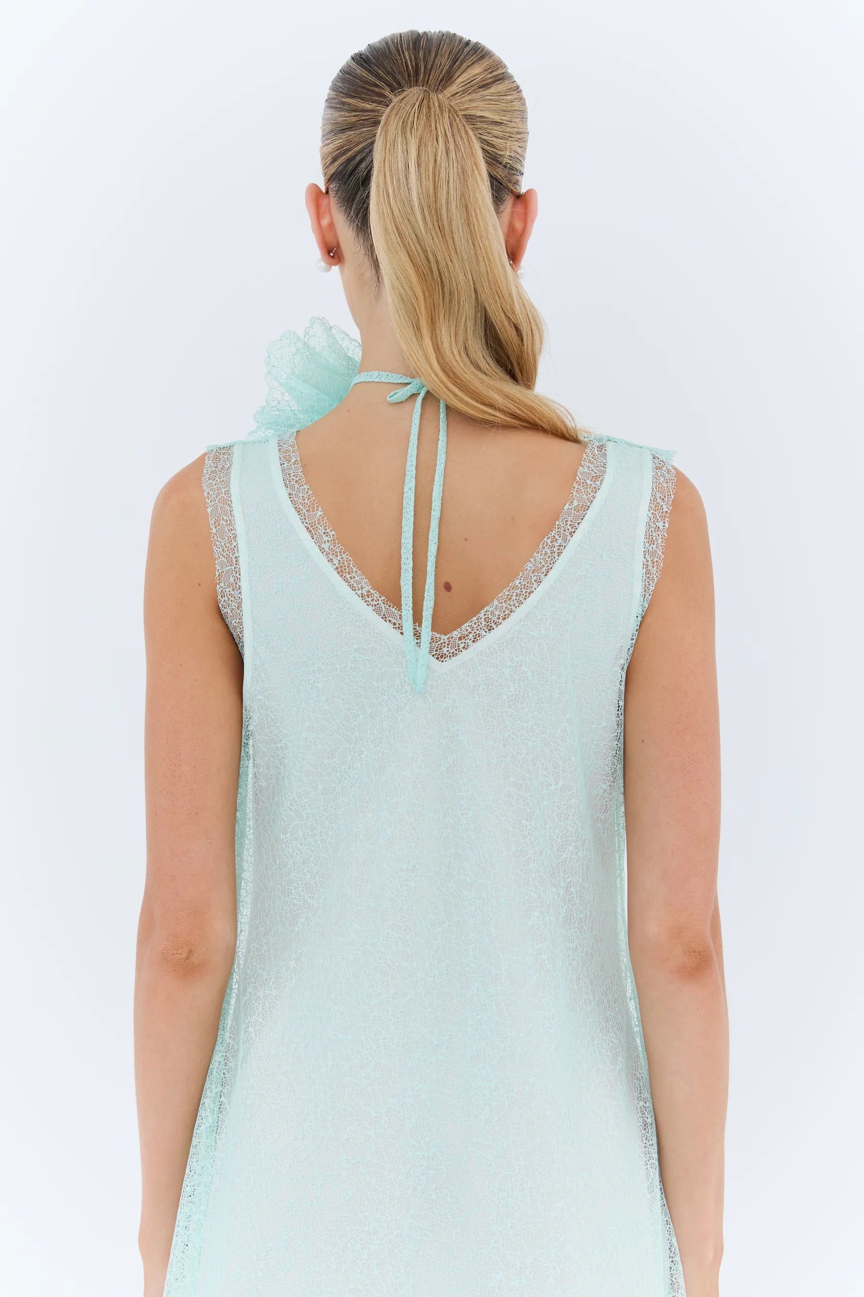 Eder by Anna | Clarice Dress | Aqua Lace