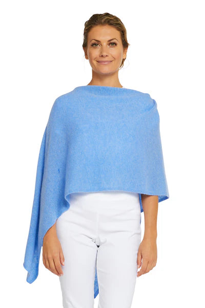 Esperance & Co - Cashmere Topper - Blue Horizon