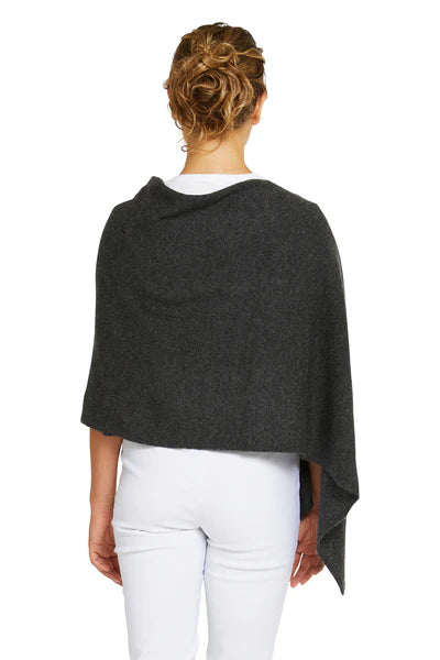 Esperance & Co - Cashmere Topper - Charcoal