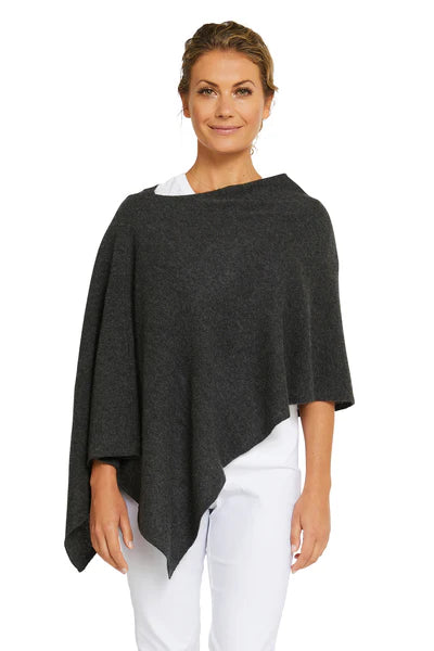 Esperance & Co - Cashmere Topper - Charcoal