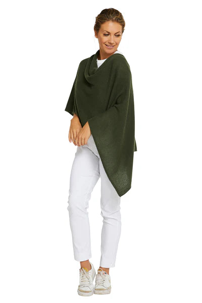 Esperance & Co - Cashmere Topper - Olive