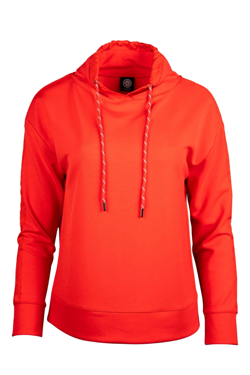 Faber | Track Top with Hoodie | Coral