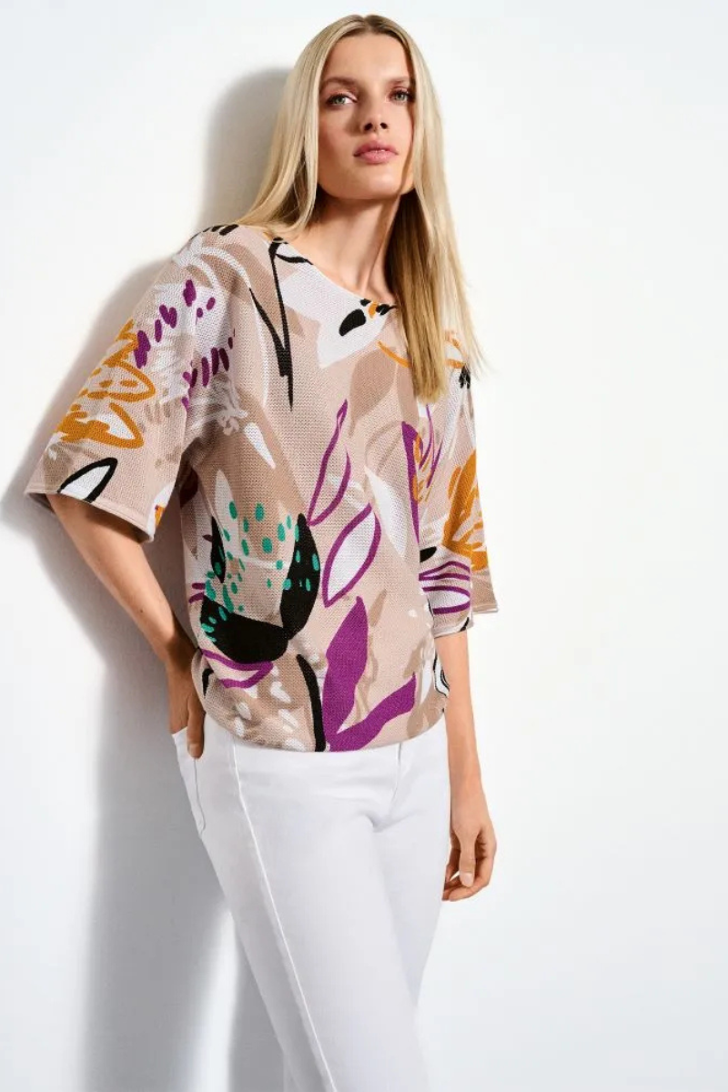 
Faber | Jeans with Fringed Hem | White
