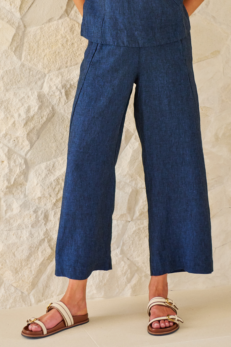 Naturals | Linen Pant | Eclipse