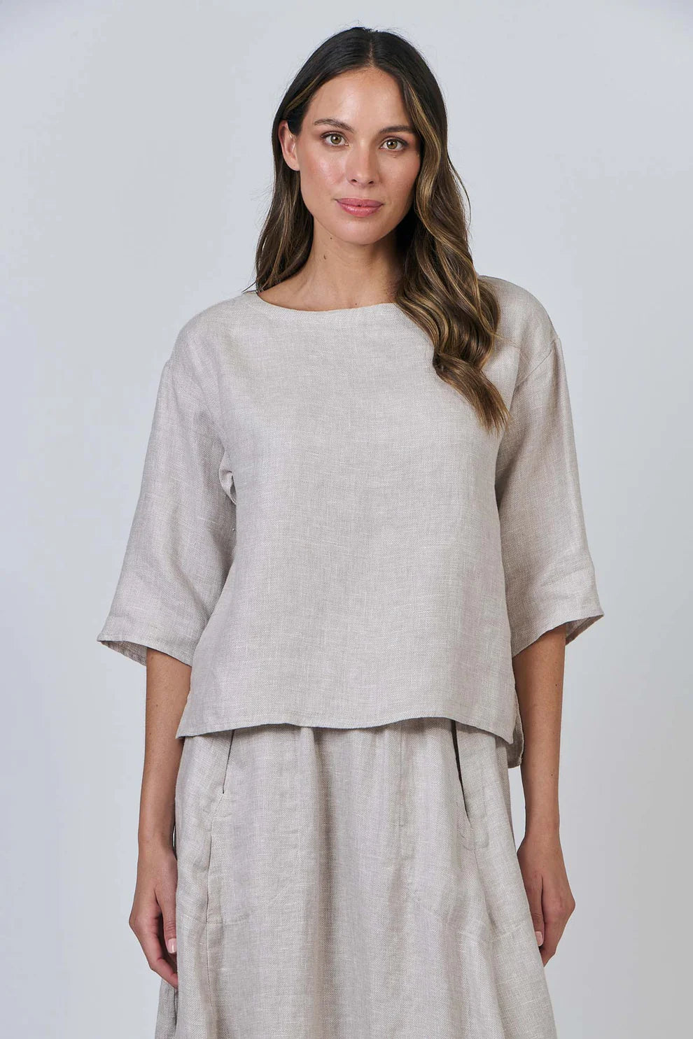 Naturals | Top with Sleeve | Dune
