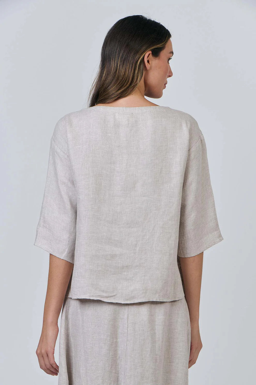 Naturals | Top with Sleeve | Dune