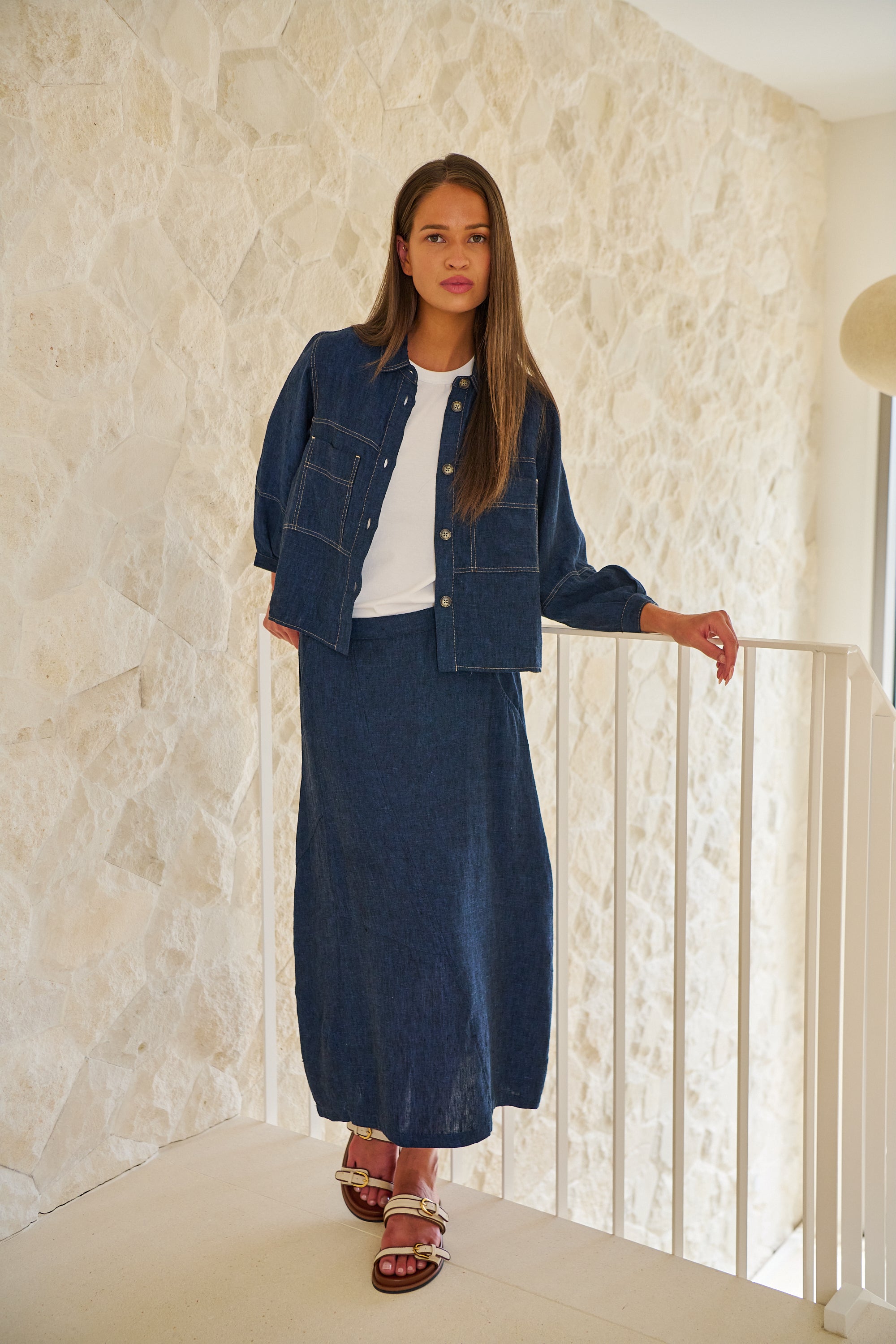Naturals | Linen Skirt | Eclipse