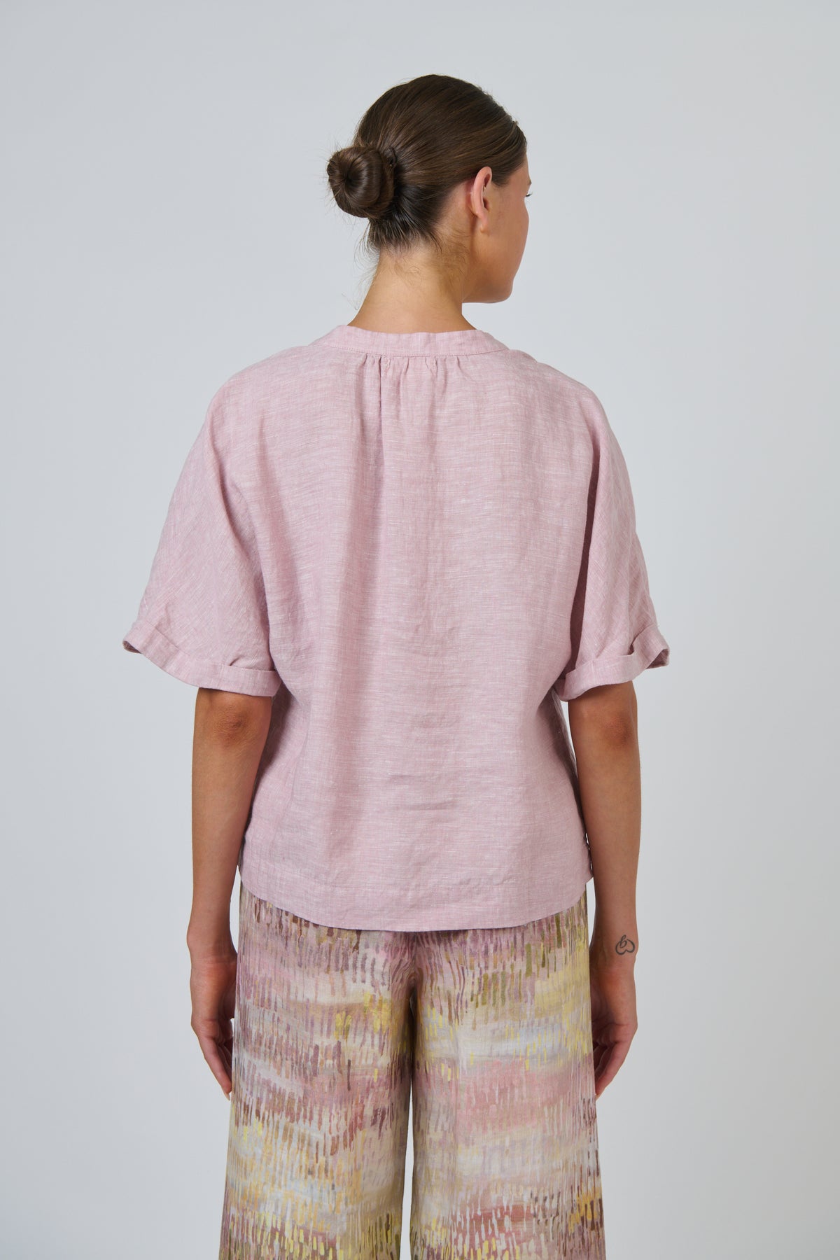 Naturals | Linen Top | Radish