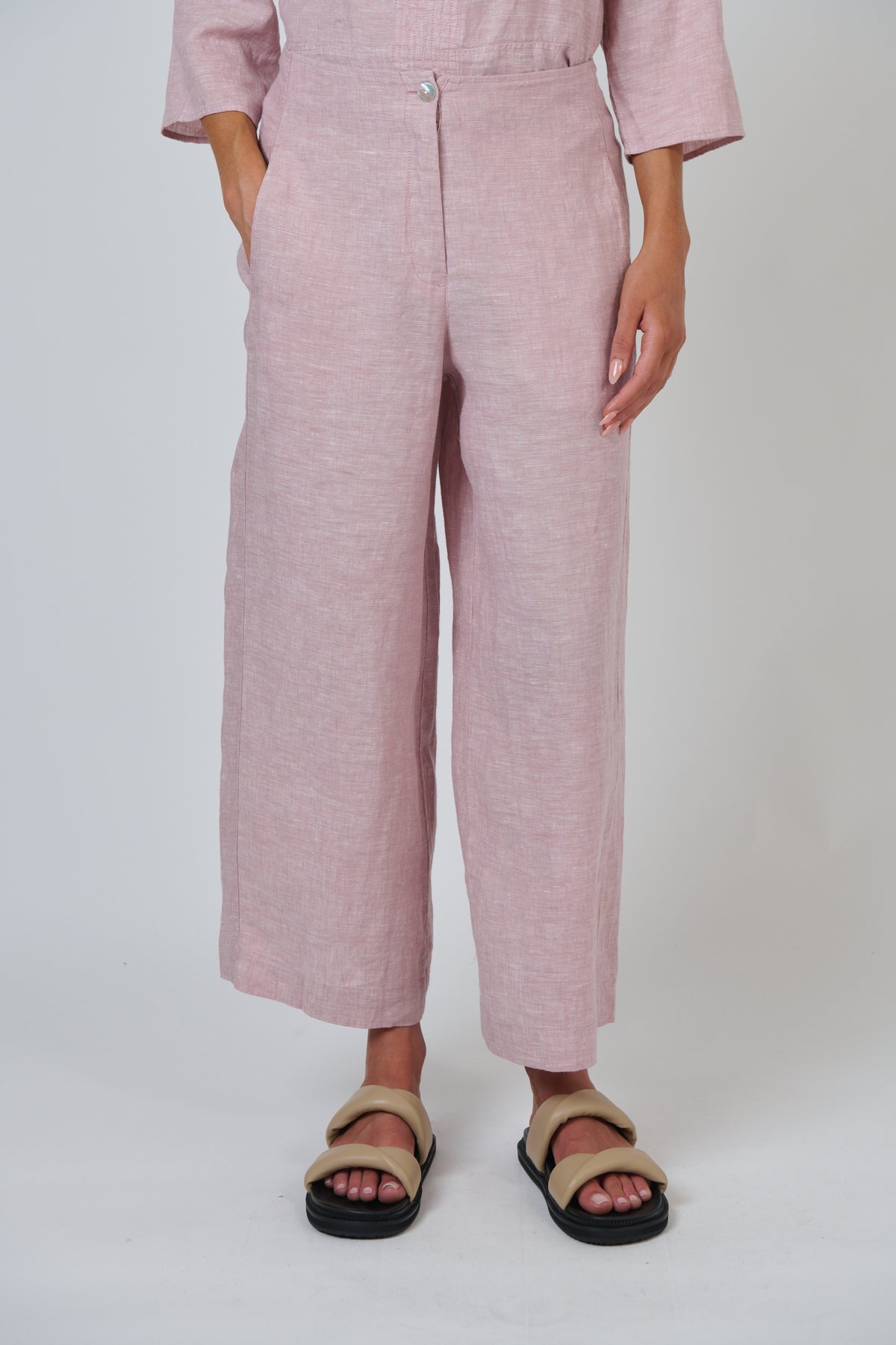 Naturals | Linen Pants | Radish