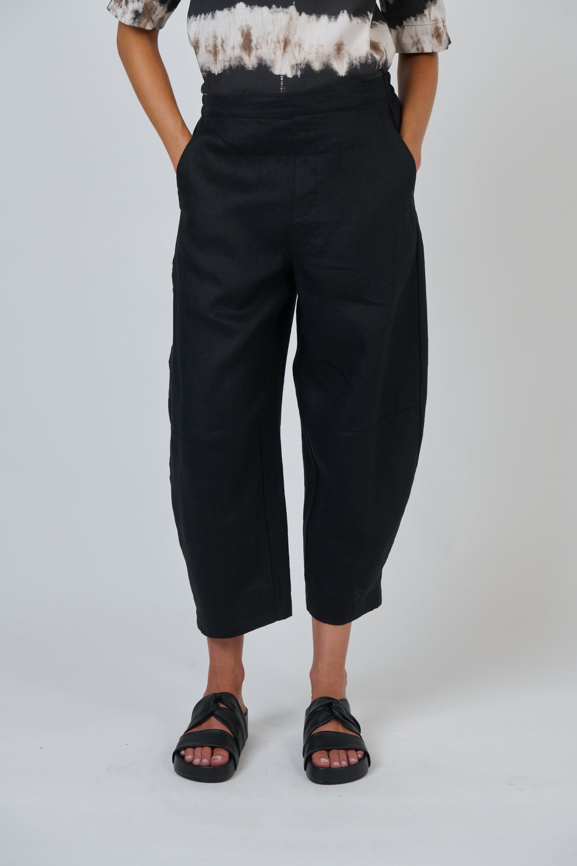 Naturals | Linen Pants | Black