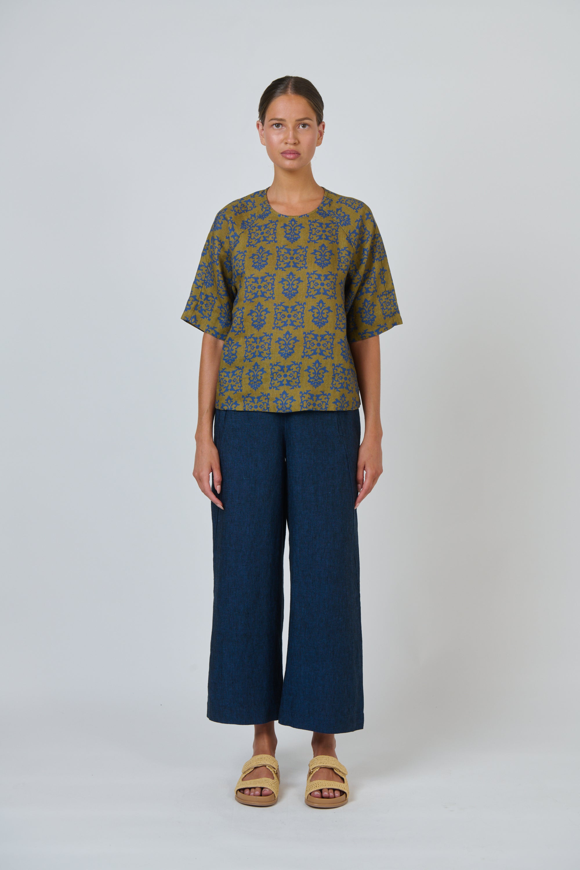 Naturals | Linen Top | Motif