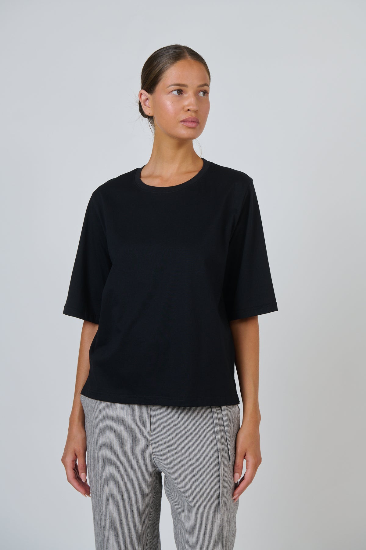 Naturals | Cotton T-Shirt | Black