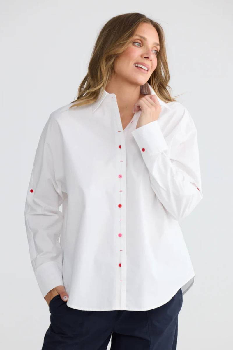 Brave+True | Fae Shirt | White