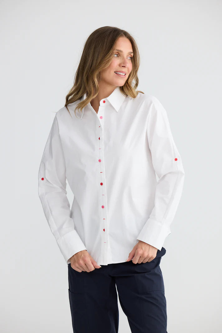 Brave+True | Fae Shirt | White