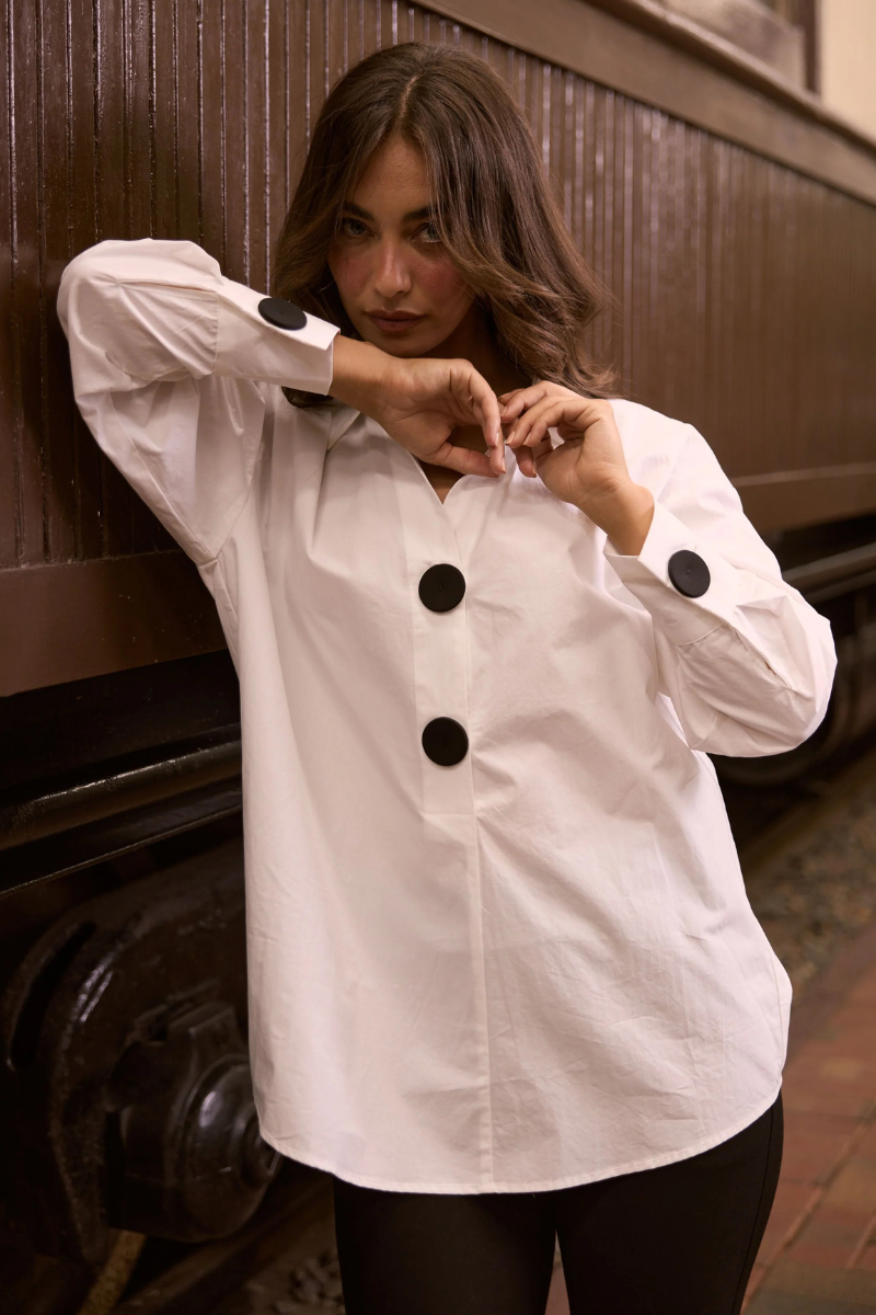 Holiday | Coventry Oversize Shirt | White