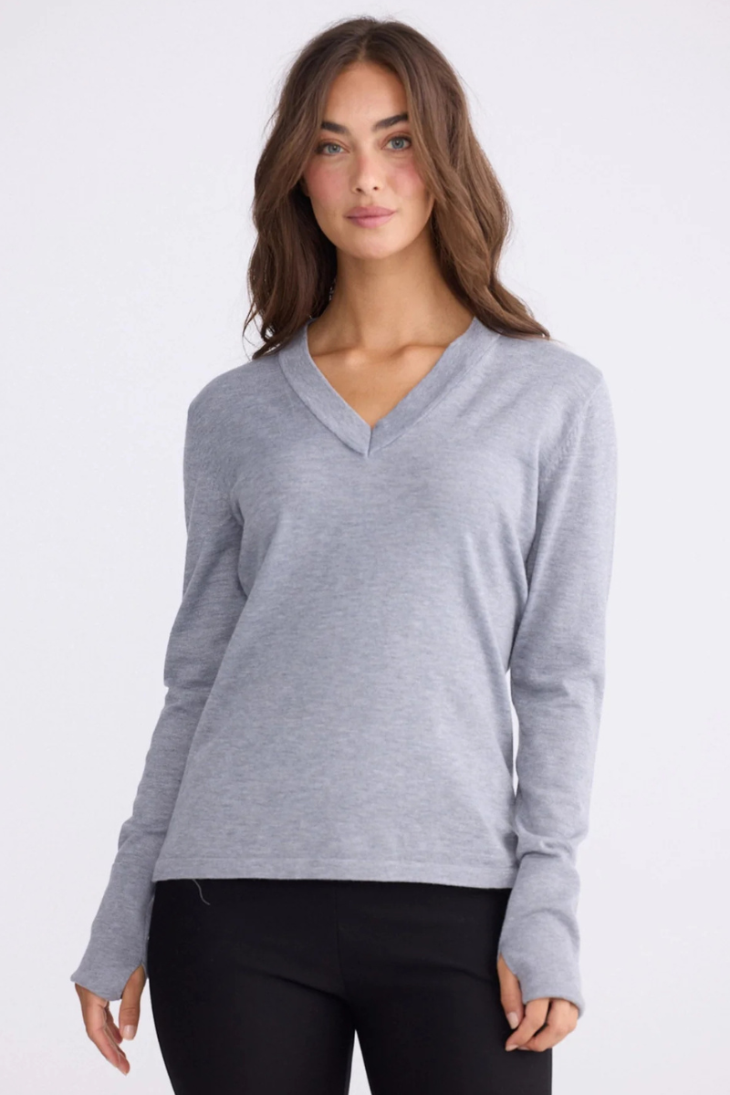 Holiday | Cassian Knit Top | Grey