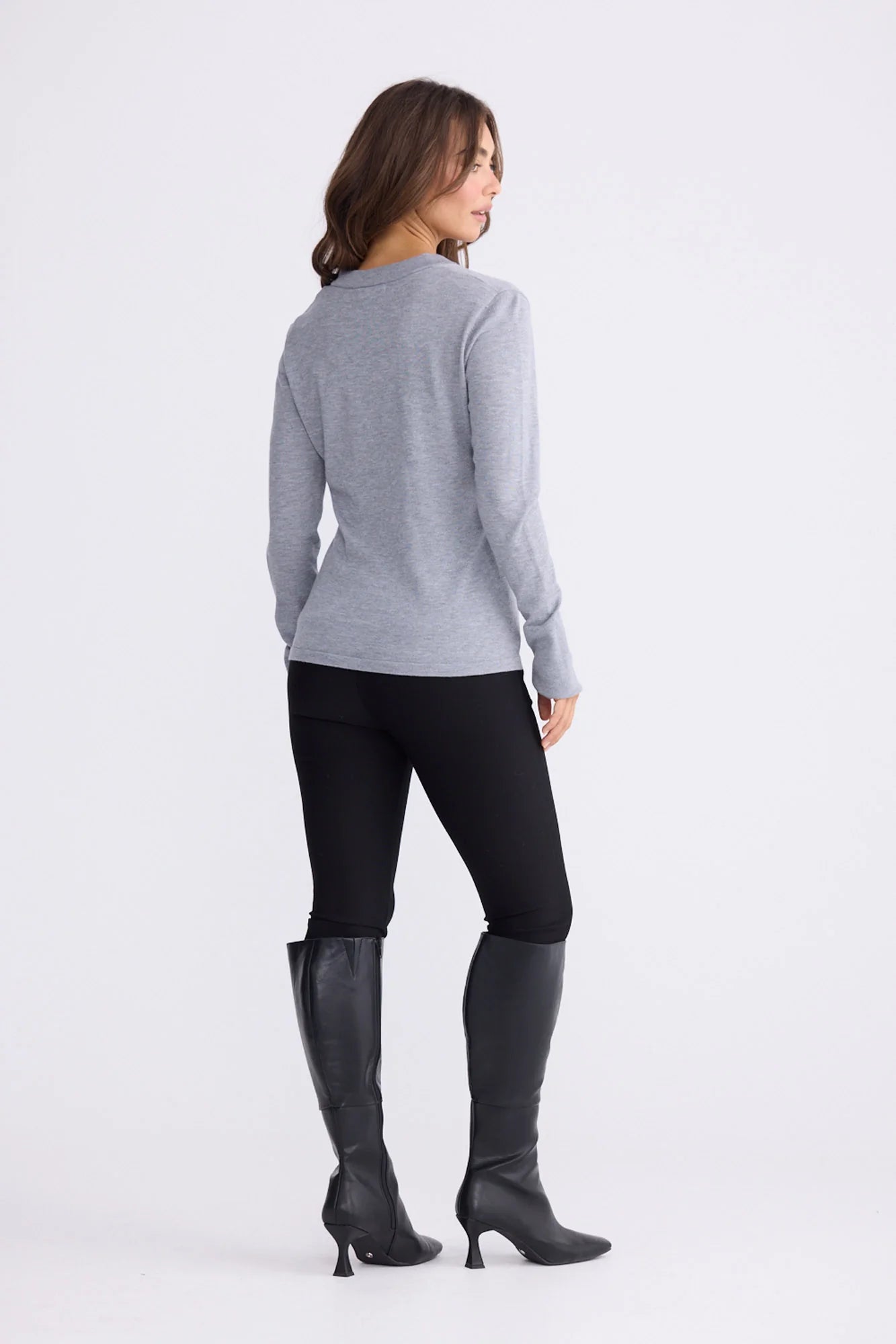 Holiday | Cassian Knit Top | Grey