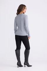 Holiday I Cassian Knit Top I Grey