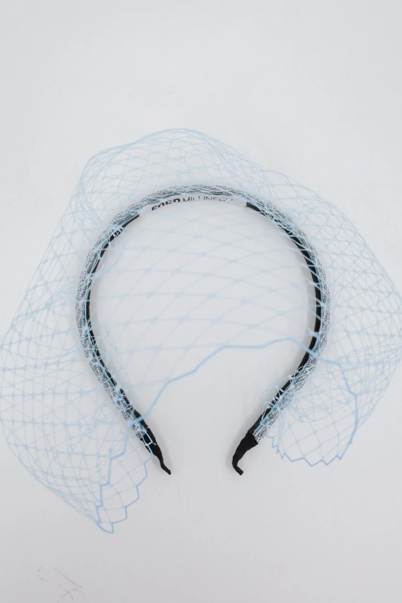 Ford Millinery | Izzy Headpiece | Blue
