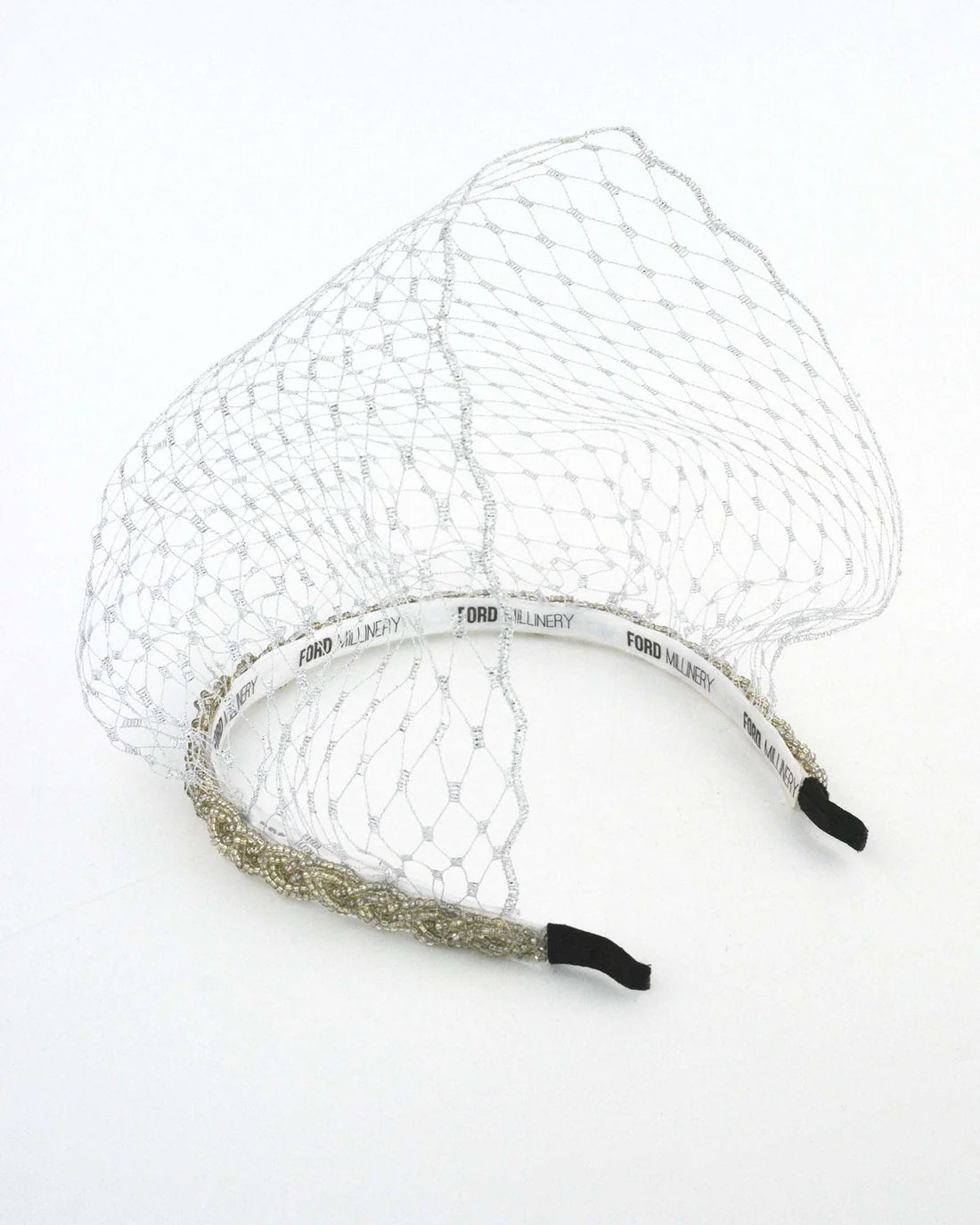 Ford Milliinery | Izzy Headpiece | Silver