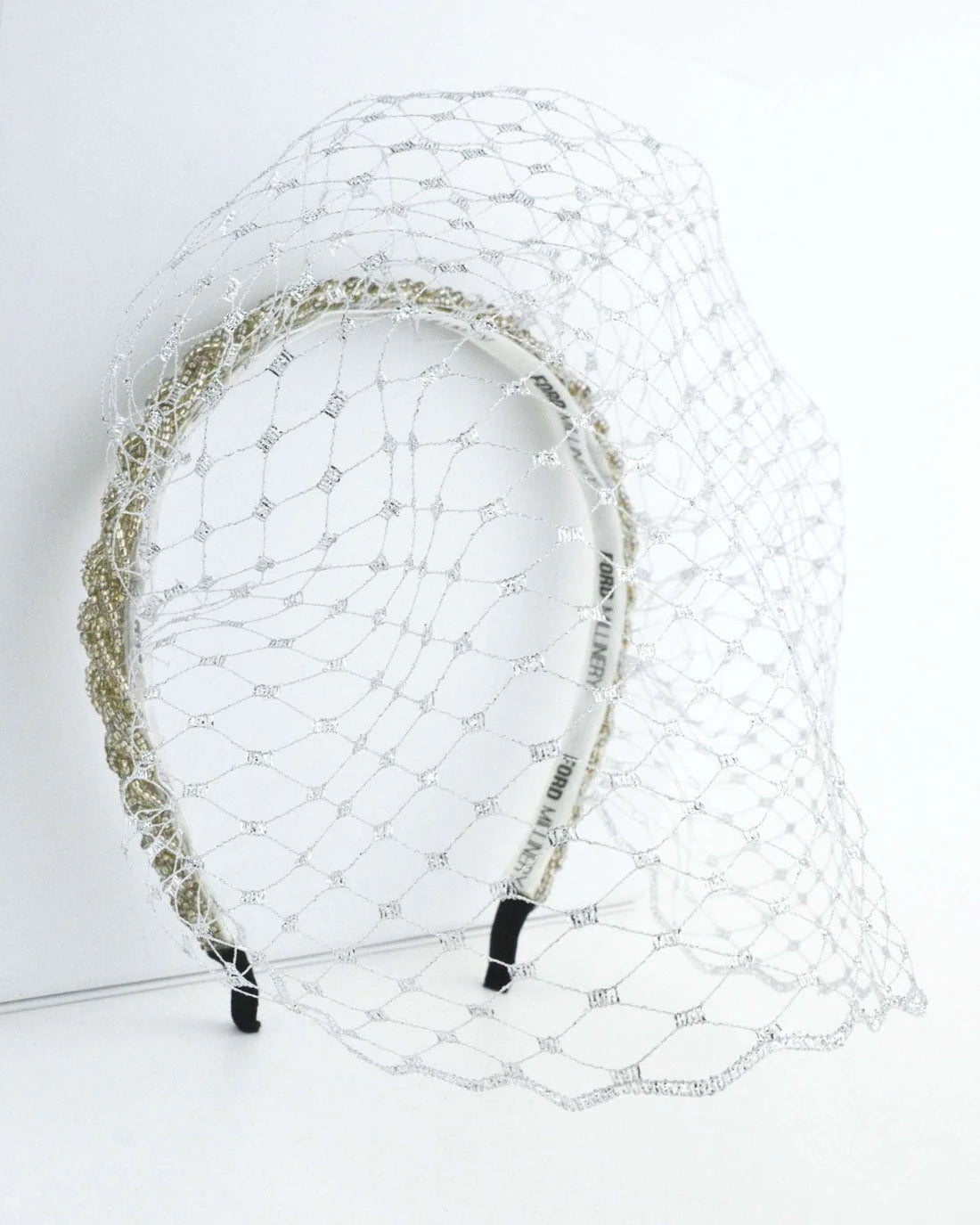 Ford Milliinery | Izzy Headpiece | Silver