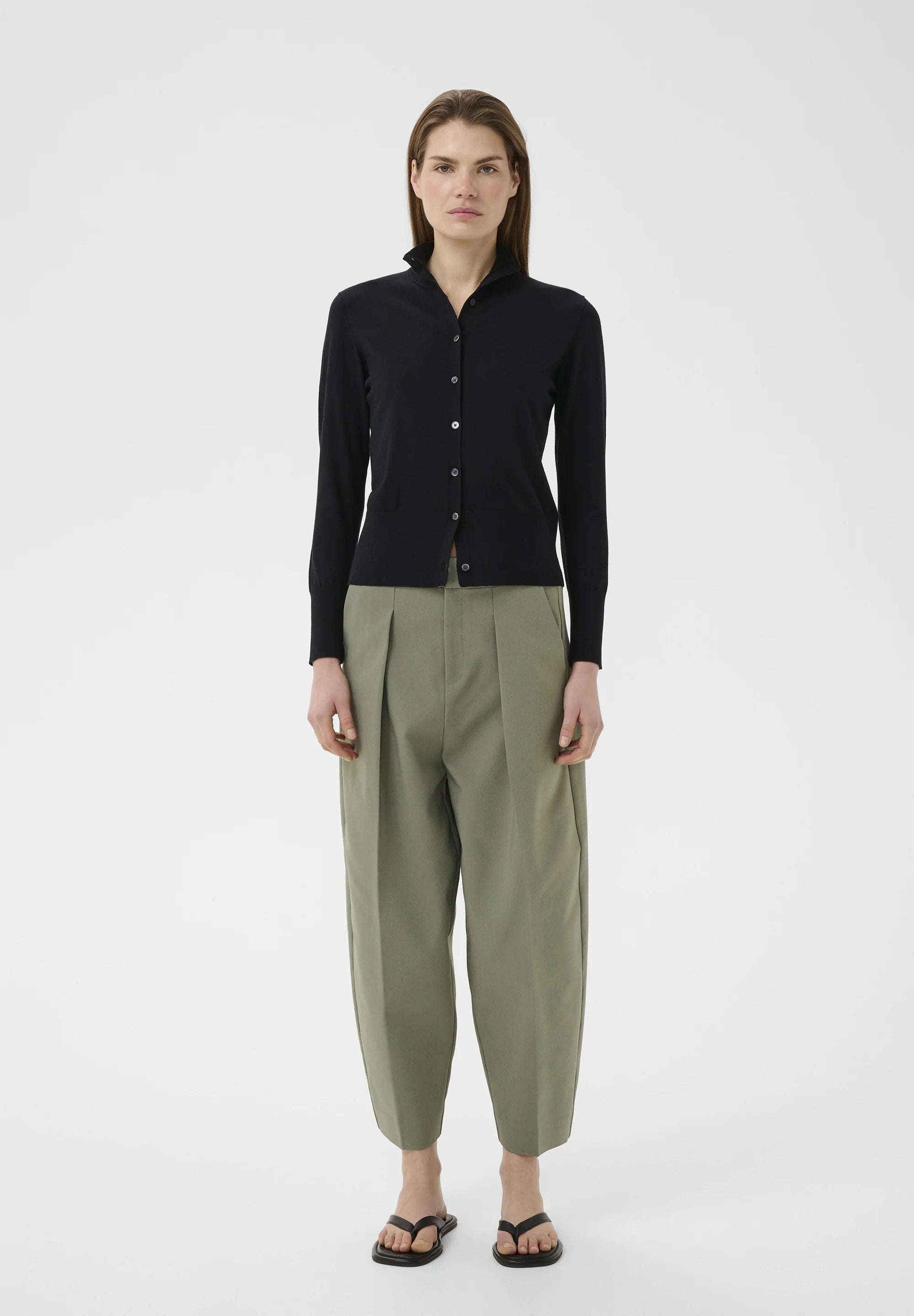 InWear | Pannie Barrel Pant | Mulled Basil