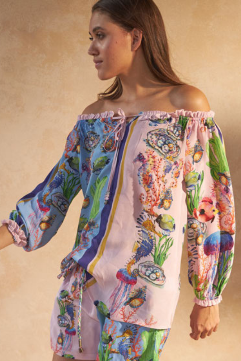 Inoa | Calla Top | Shell Multicolour
