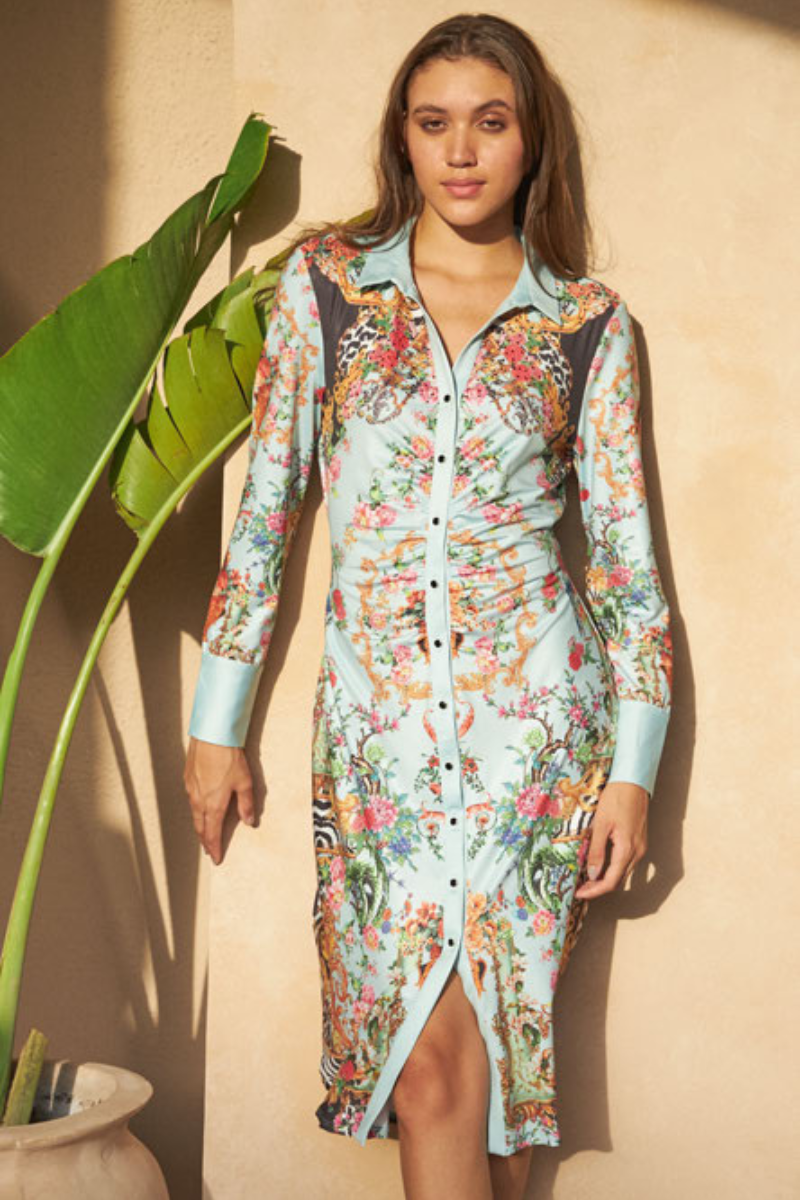Inoa | Chloe Dress | Zebra Multi Colour
