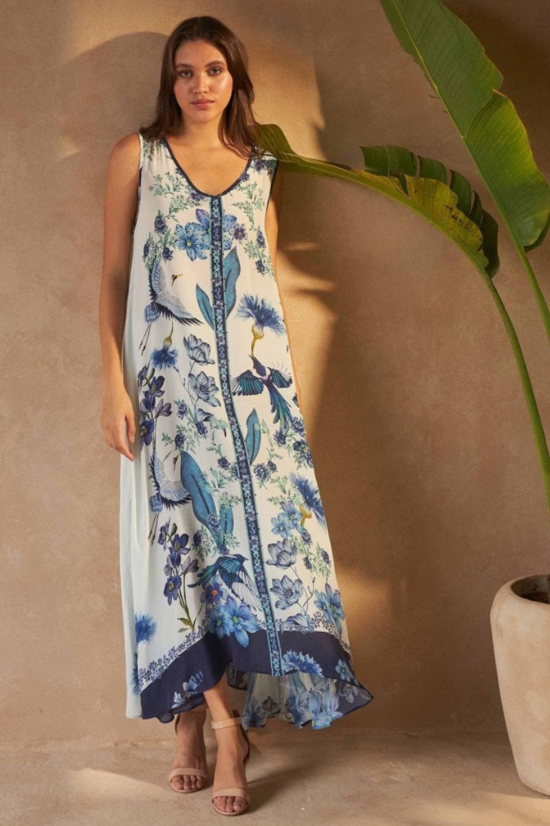Inoa | Daphne Dress | Flowers Blu