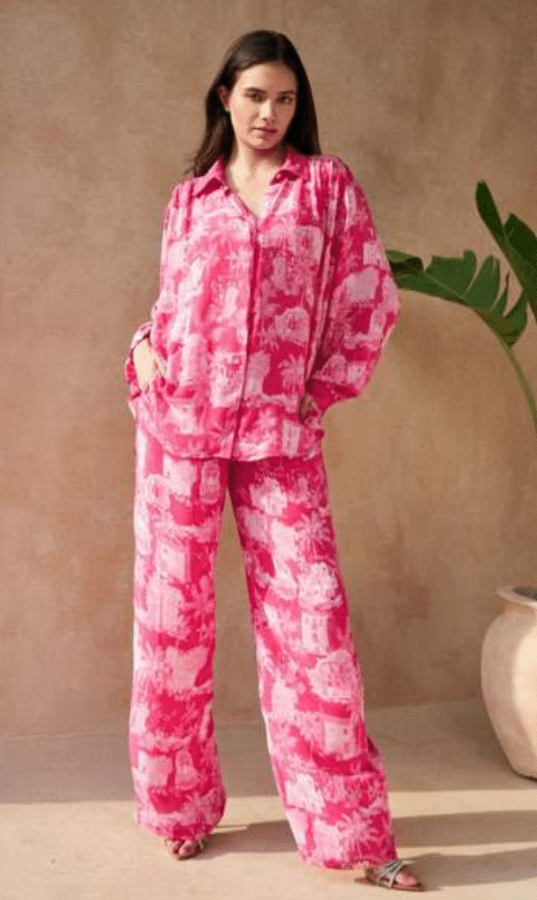 Inoa | Larch Trousers | Fucsia Play