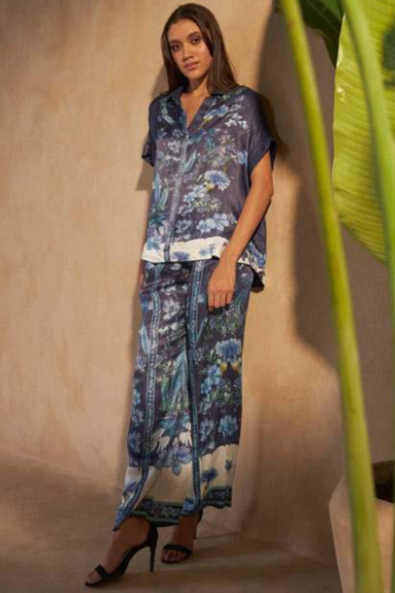Inoa | Nicole Pant | Flowers Blu
