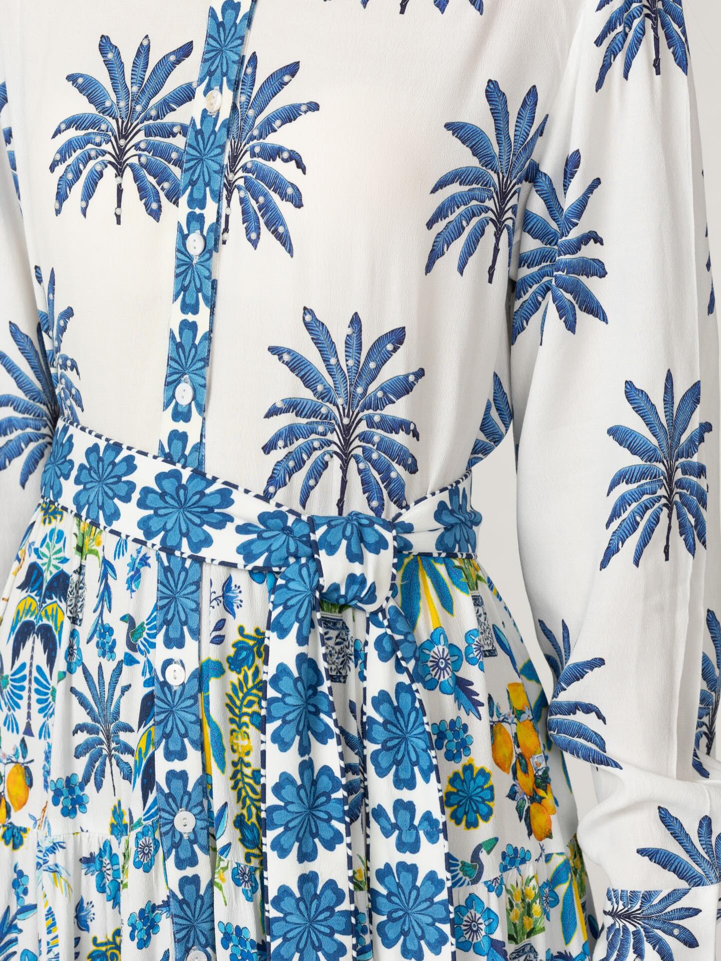 Inoa | Perorian Dress | Papier Colle-Light Blue