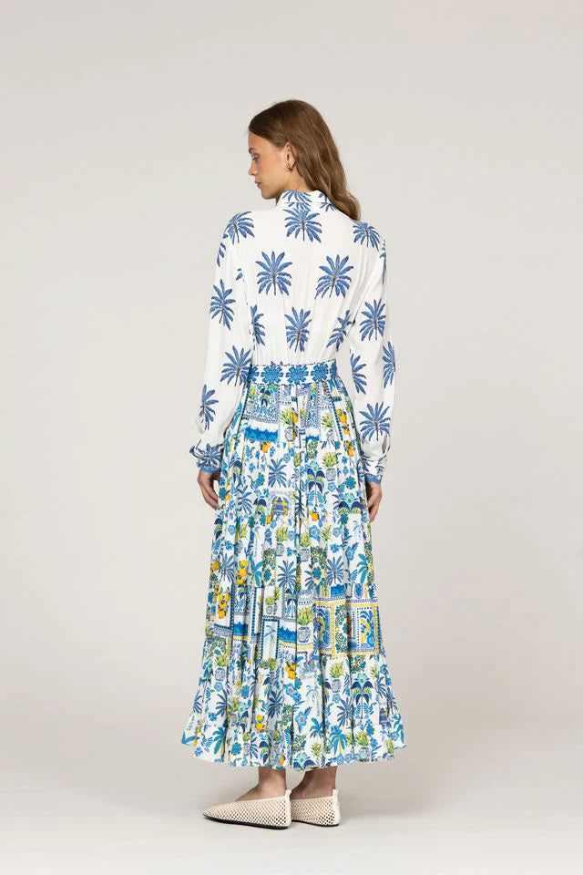 Inoa | Perorian Dress | Papier Colle-Light Blue