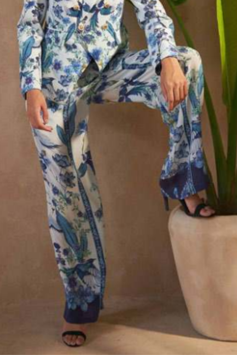 Inoa | Larch Trousers | Flowers Blu