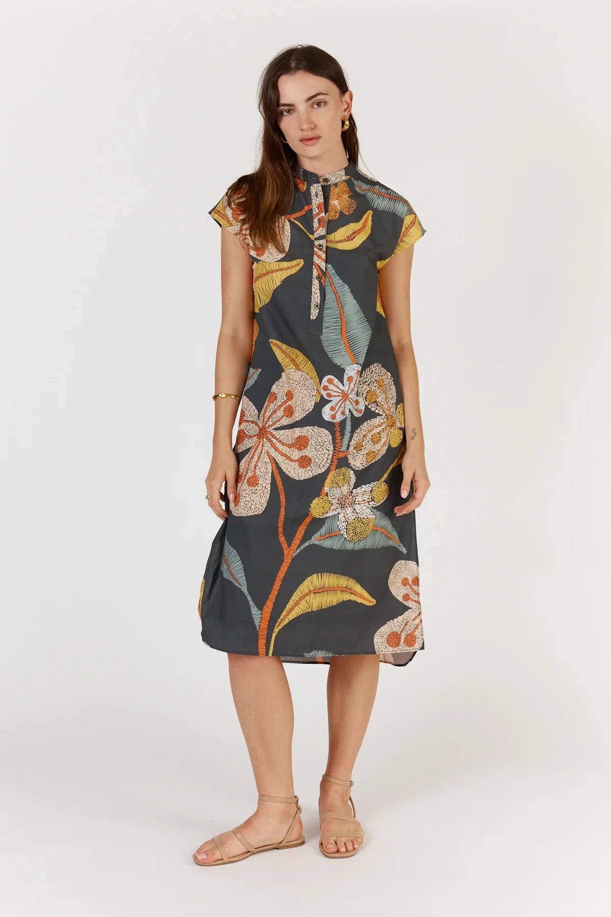 Itami | Bloom Cap Sleeve Dress