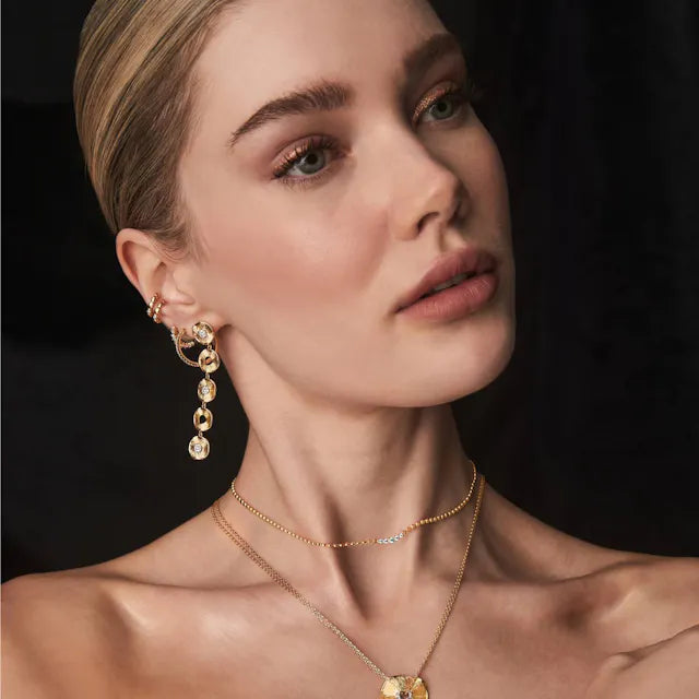 Jackie Mack - Allure Long Drop Earrings