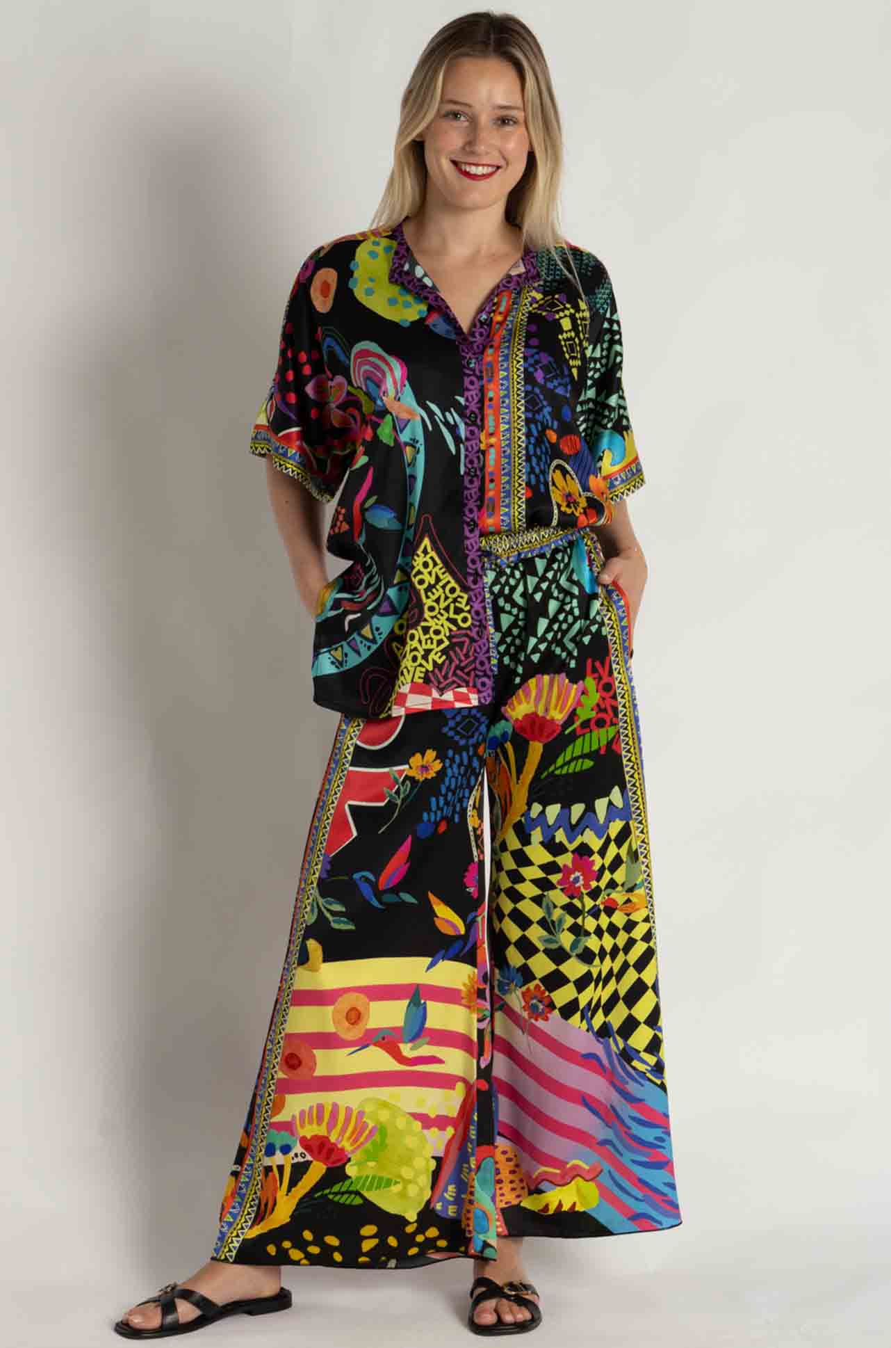 Johnny Was | Axelle Wide Leg Pant | Jenny